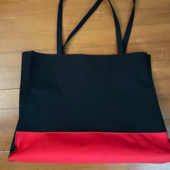 Lancome Red and Black Shoulder Bag - Picture 2 of 6